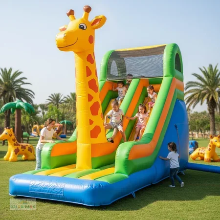 Şişme Zürafa Kaydırak