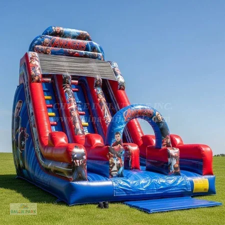 Şişme Süperman Temalı Dev Oyun Parkı