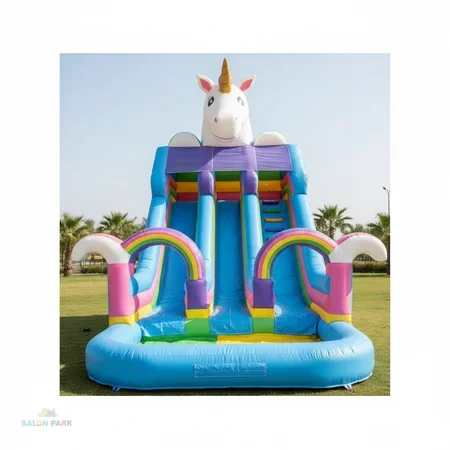 Şişme Unicorn Kaydırak
