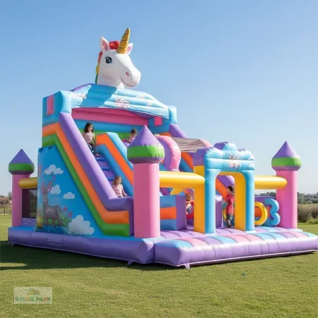 Şişme Unicorn Kaydırak
