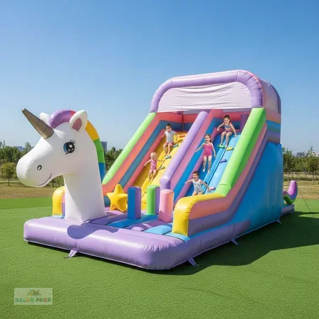 Şişme Unicorn Kaydırak
