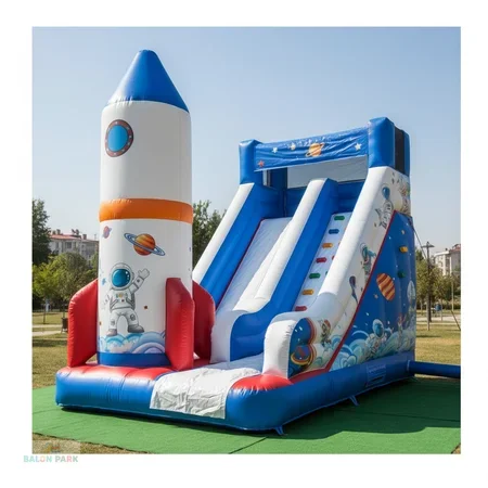 Uzay Mekiği Kaydırak Şişme