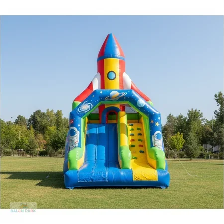 Uzay Mekiği Kaydırak Şişme