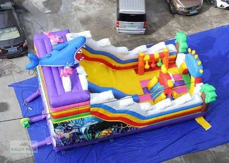 Şişme Oyun Parkı Kopek Balığı