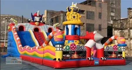 Dev Şişme Robot Oyun Parkı