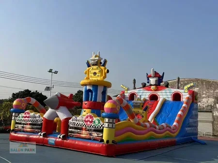 Dev Şişme Robot Oyun Parkı