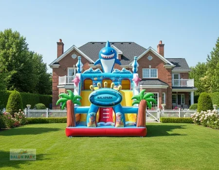 Köpek Balığı Şişme Oyun Parkı