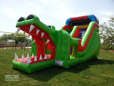 Şişme Timsah Kaydırak