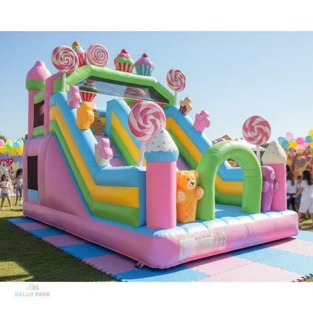 Şeker Temalı Kaydırak