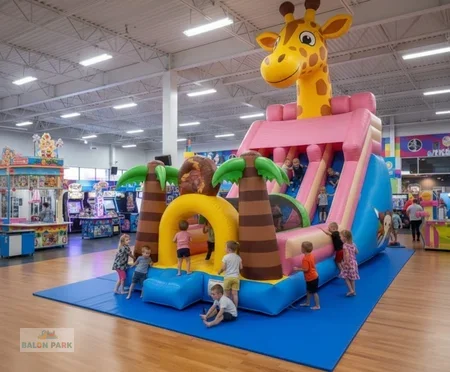 Zürafa Kaydırak Şişme