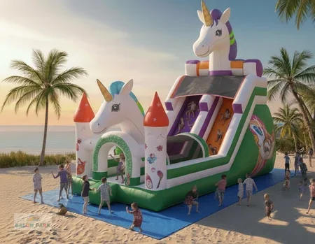 Zürafa Kaydırak Şişme