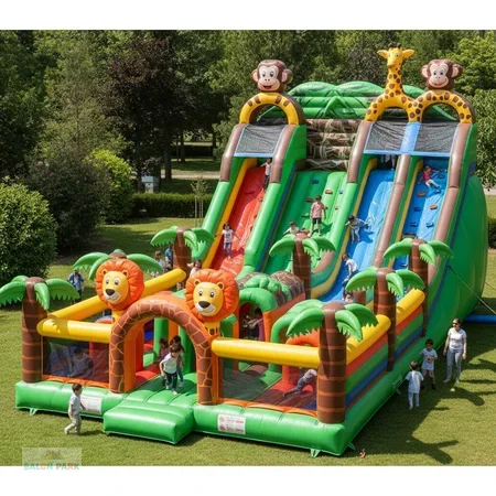 Şişme Dev Orman Temalı Oyun Parkı