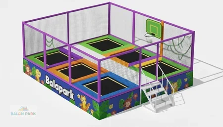 Olimpik Trambolin 6 li