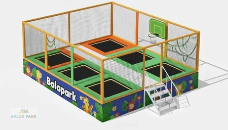 Olimpik Trambolin 6 li