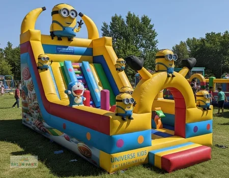 Şişme Kaydırak Minyonlar Temalı