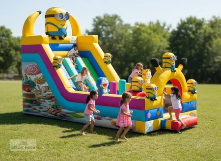 Şişme Kaydırak Minyonlar Temalı