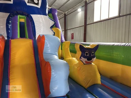 Balapark Mavi Kedi Temalı Şişme Oyun Parkı