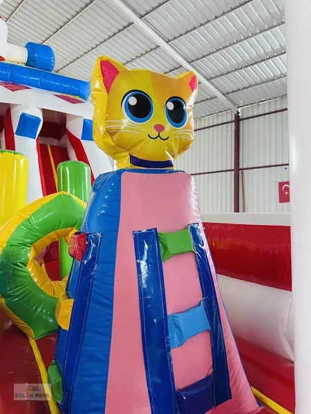 Şişme Robot Kaydıraklı Oyun Parkı 