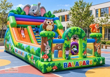 Meyve Temalı Şişme Oyun Parkları