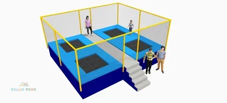 4’lü Olimpik Trambolin 