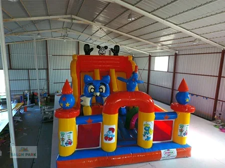 Şişme Mickey Mouse Dev Oyun Parkı