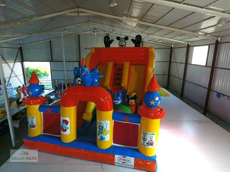 Şişme Mickey Mouse Dev Oyun Parkı