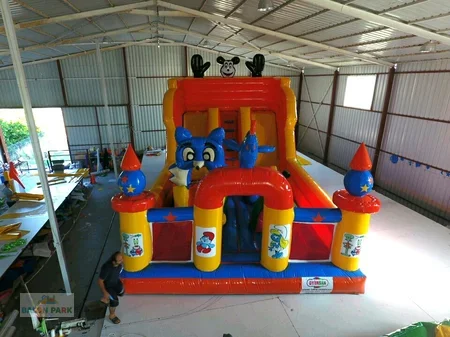 Şişme Mickey Mouse Dev Oyun Parkı