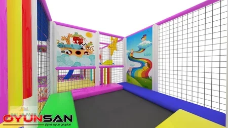 5x2 Trambolinli Top Havuzlu Soft Play
