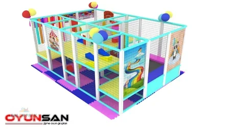 5x2 Trambolinli Top Havuzlu Soft Play