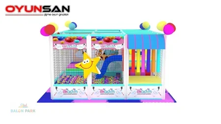 5x2 Trambolinli Top Havuzlu Soft Play