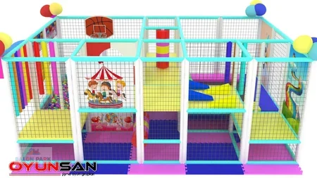 5x2 Trambolinli Top Havuzlu Soft Play