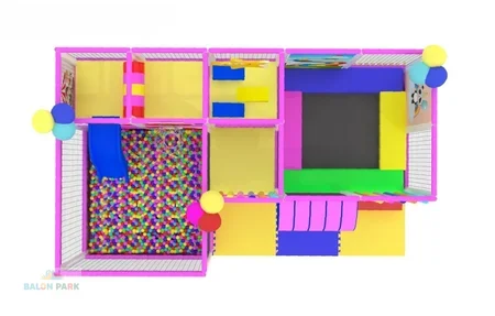 Şeker Temalı Soft Play 5x3