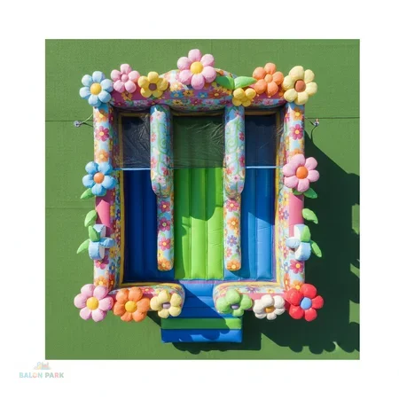 Çiçek Temalı Kaydırak