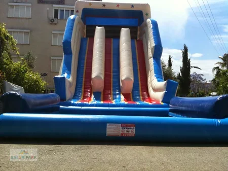 Havuzlu Dev Şişme Kaydırak