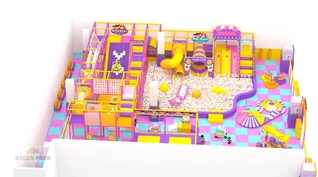 15x15 Dev Top Havuzlu Soft Play