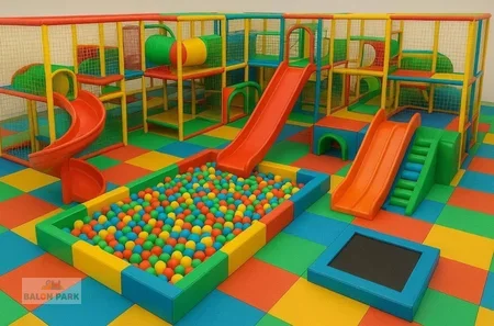15x15 Dev Top Havuzlu Soft Play