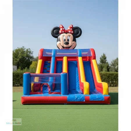 Şişme Mickey Mouse Kaydırak