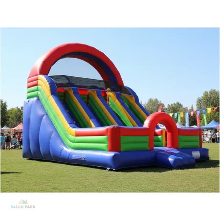 Şişme Kaydırak Kemerli