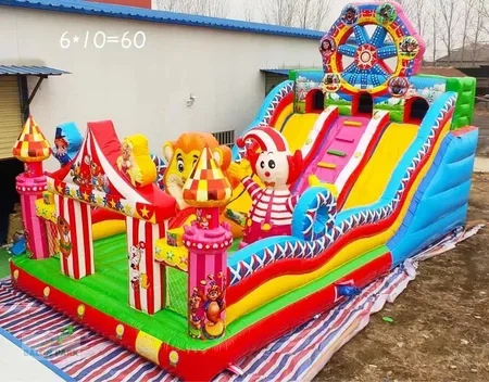 Şişme Sirk Temalı Oyun Parkı