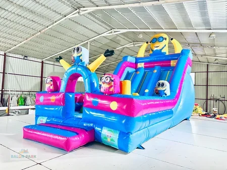 Minyon Temalı 8x5 Şişme Kaydırak